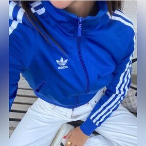 ❤️❤️❤️NWOT Adidas  collection  Best  sale Blue Track Jacket